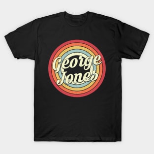 George Proud Name Retro Rainbow Tribute T-Shirt